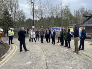 Visit to the EcoHouse on the West Lothian College campus.