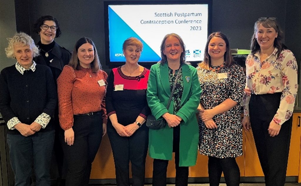 The former Minister for Public Health, Women’s Health and Sport’s and Women’s Health Champion attendance of the 2nd Scottish Postpartum Contraception Conference in March 2023.