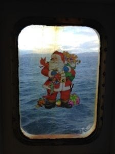 Santa on the MRV Scotia