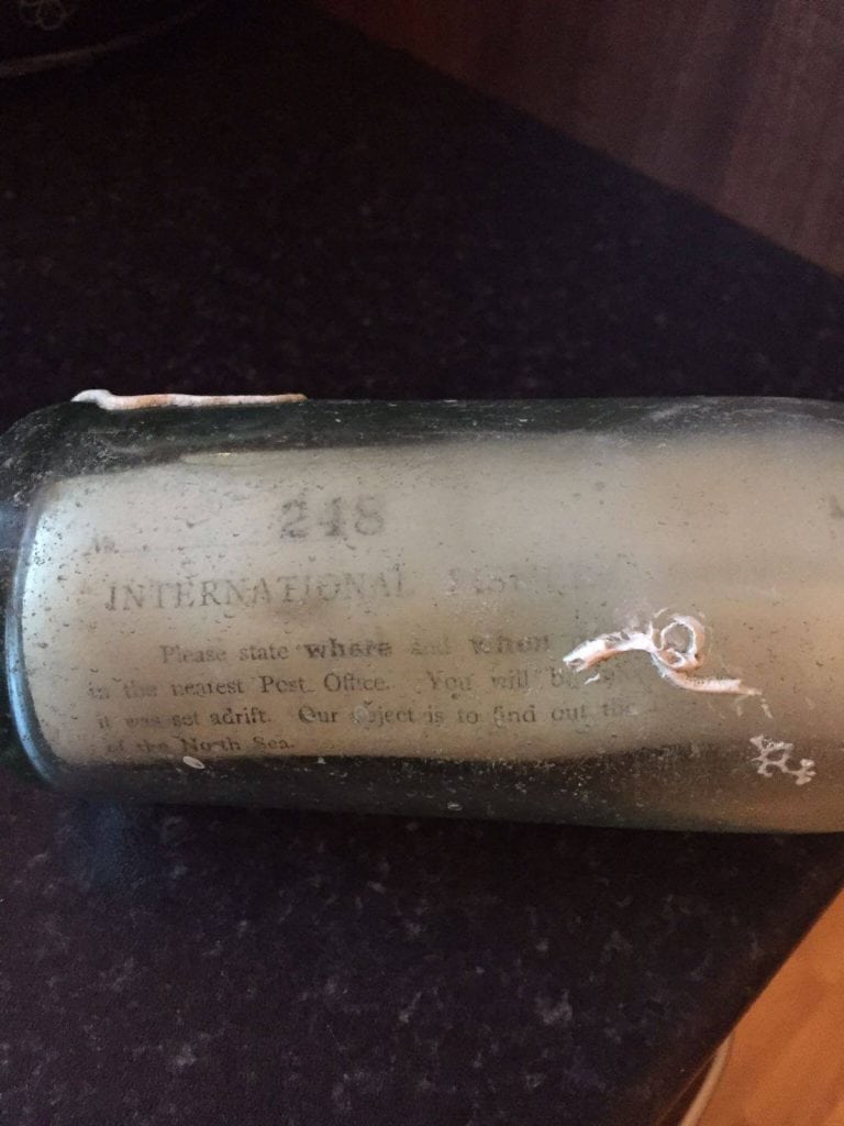 Bottle 248A as it was found in 2017