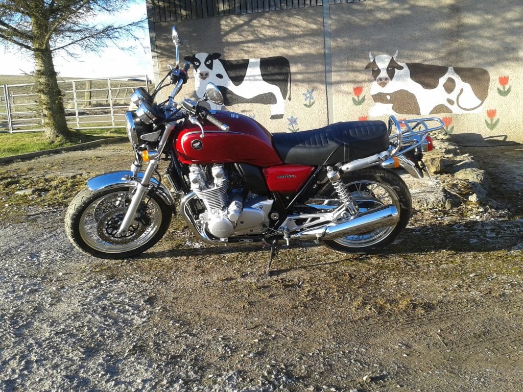 Phil Copland's motorbike