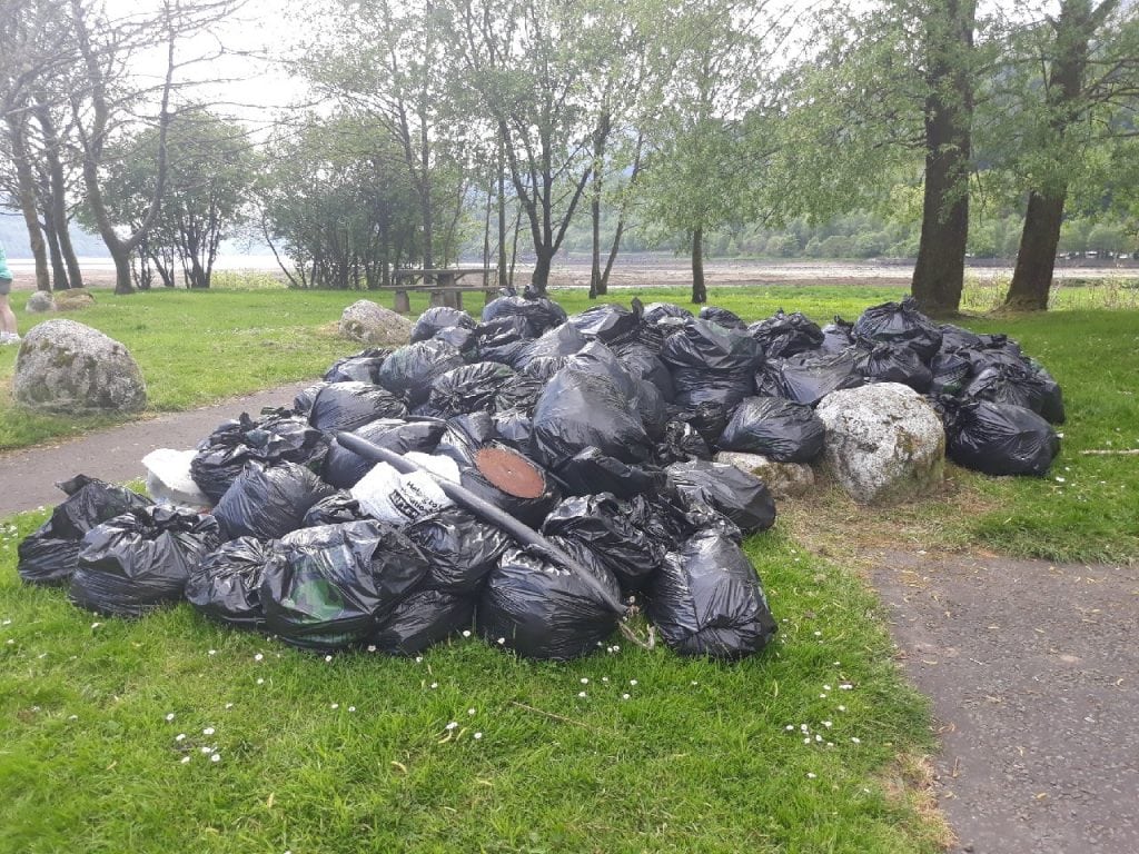 Arrochar May 2018 - Day 3 - Rubbish pile