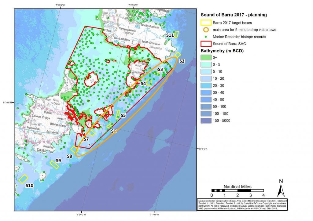 Figure 1 Sound of Barra SAC sampling boxes 0818A