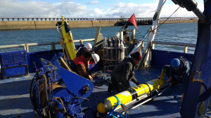 Glider on board the vessel