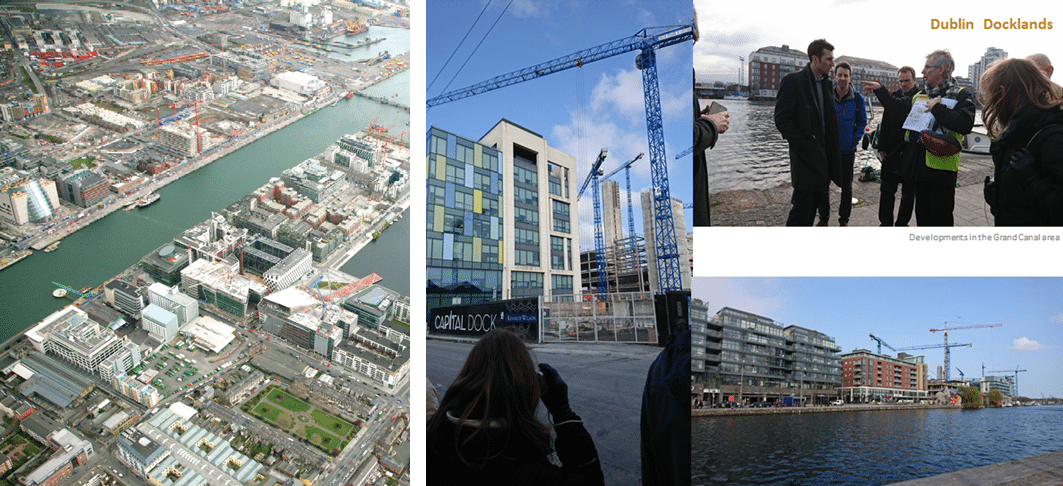 the Scottish delegation visit the Dublin Docklands Strategic Development Zone (SDZs)