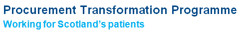 NHS Scotland Procurement Transformation Programme