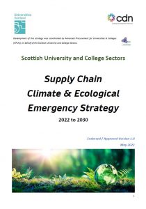 Scottish University and College Sectors Supply Chain Climate and Ecological Emergency Strategy