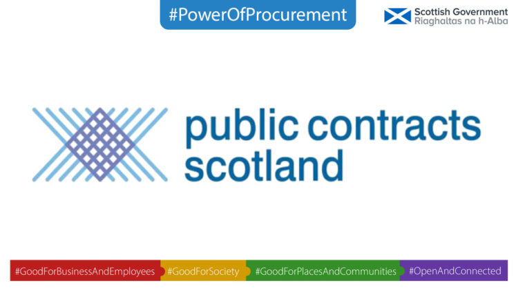 public contracts Scotland logo