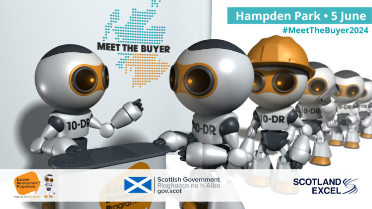 Logo for Meet the Buyer on June 5 held in Glasgow.