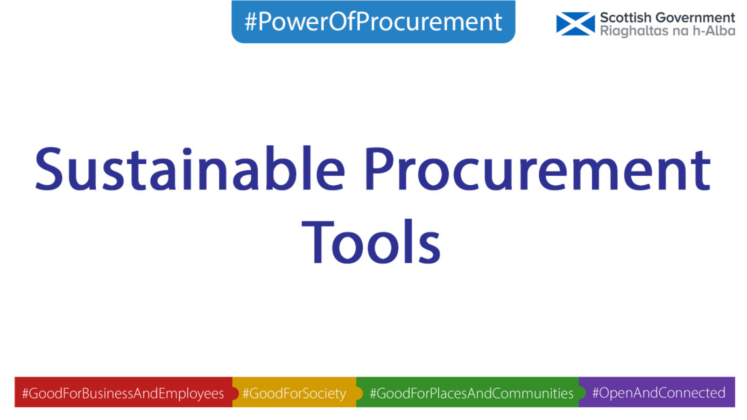 Sustainable Procurement Tools