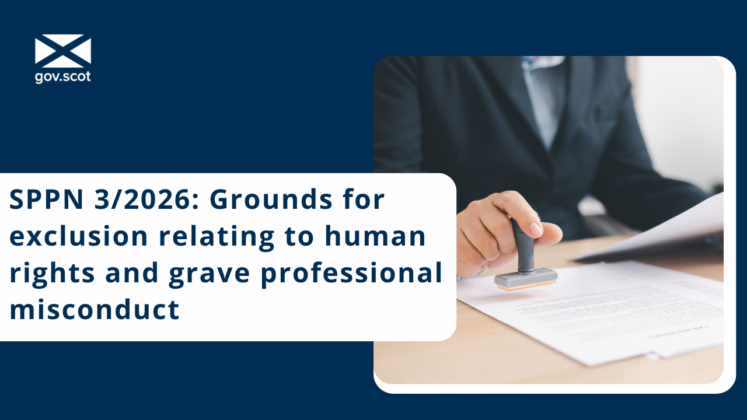 SPPN 3/2026: Grounds for exclusion relating to human rights and grave professional misconduct