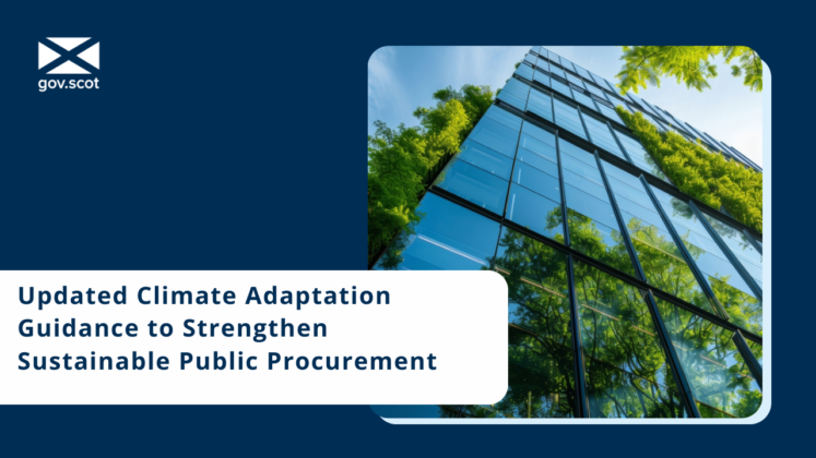 Updated Climate Adaptation Guidance to Stengthen Sustainable Public Procurement