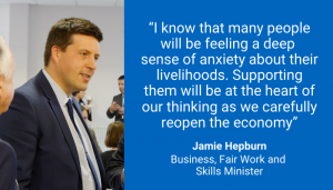 Business, Fair Work & Skills Minister Jamie Hepburn