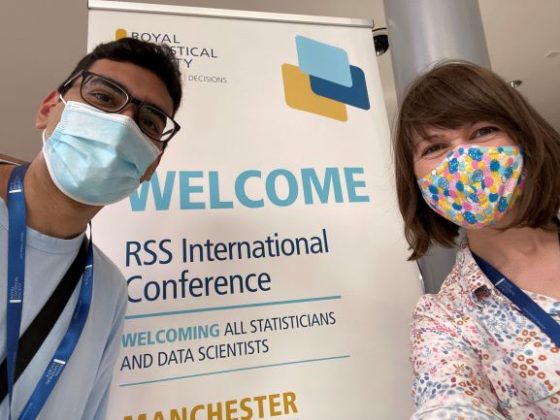 Daoud Sharif and Christina Coakley at the RSS Conference
